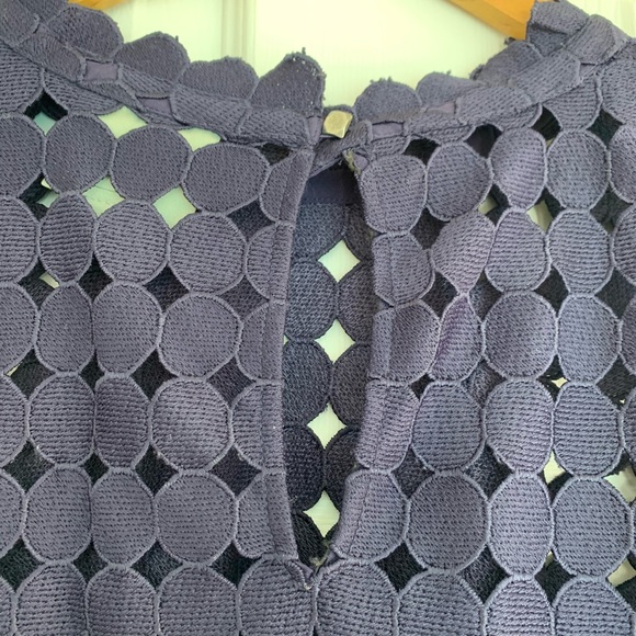 Anthropologie Maeve Navy Dress - Picture 5 of 8